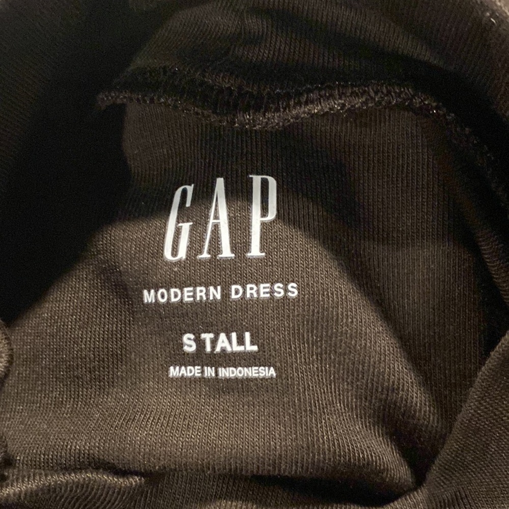 Gap - NWOT Brown Mock Neck Tiered Dress - Picture 5 of 6